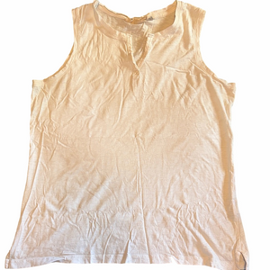 Cristian Siriano Sleeveless White Top | EUC | Sz M